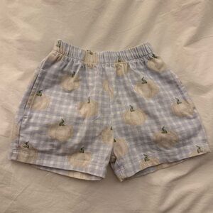 Toddler Pumpkin Gingham Shorts